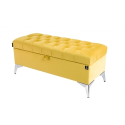 Kufer Pikowany CHESTERFIELD Żółcień Cytrynowa / Model Q-2 Rozmiary od 50 cm do 200 cm