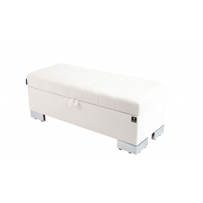 Kufer Pikowany CHESTERFIELD Biały / Model Q-4 Rozmiary od 50 cm do 200 cm